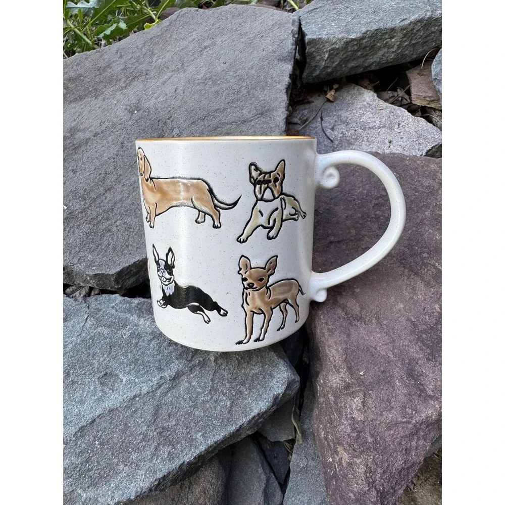 Spectrum Designz Love My Boston Terrier French Bulldog‎ Dog Mug 21oz
